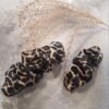 Leopardinis šilkinis segtukas
